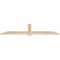 Ekena Millwork Eugene Smooth Timber Gable Bracket, Douglas Fir, 60"W x 15"H x 1 1/2"D x 3 1/2"F, 6/12 Pitch GBW060X15X0204EUG00SDF - alternate 2